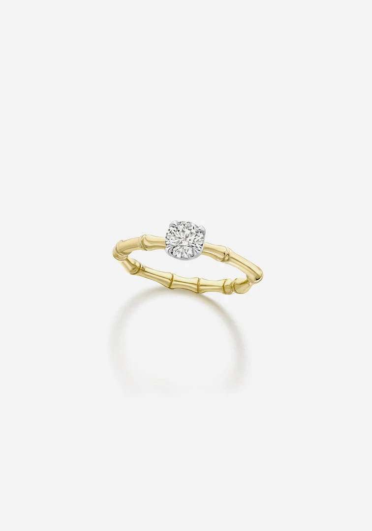 Jessica McCormack Dream Gifts For Her Bamboo Diamond Ring - 0.50ct 3 Jessica McCormack Dream Gifts For Her Bamboo Diamond Ring - 0.50ct