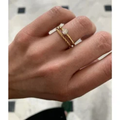 Jessica McCormack Dream Gifts For Her Bamboo Diamond Ring - 0.50ct