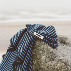 Tekla Organic Cotton Towels - Black And Blue 9 Tekla Organic Cotton Towels - Black And Blue