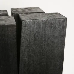 Arno Declercq Four Leg Stool / Side Table - Black Furniture Lighting