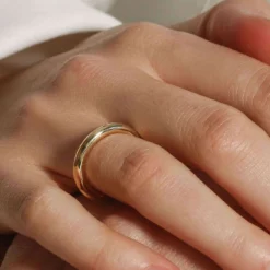 Jessica McCormack Fashion Jewellery 3mm Ring - Yellow Gold