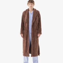 Tekla Classic Bathrobe - Lima Stripe New Arrivals 9 Tekla Classic Bathrobe - Lima Stripe New Arrivals