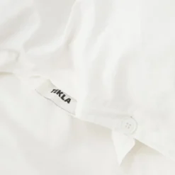 Tekla Home Living Percale Duvet Cover - Broken White