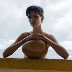 Fourth St. Egg Sculpture - Solid Oak 8 Fourth St. Egg Sculpture - Solid Oak