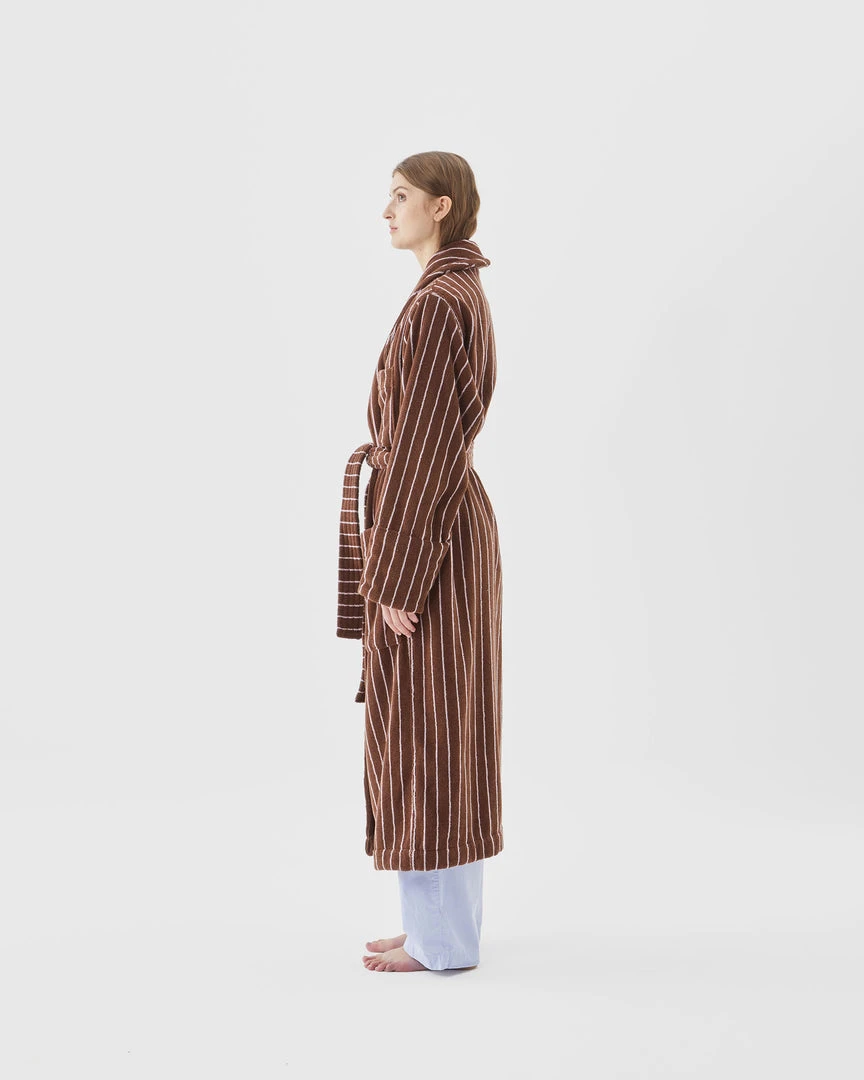 Tekla Classic Bathrobe - Lima Stripe New Arrivals 6 Tekla Classic Bathrobe - Lima Stripe New Arrivals