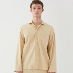 Tekla Fashion Jewellery Poplin Sleep Shirt - Khaki 9 Tekla Fashion Jewellery Poplin Sleep Shirt - Khaki