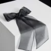 Sophie Buhai Oversized Organza Bow - Black 1 Sophie Buhai Oversized Organza Bow - Black