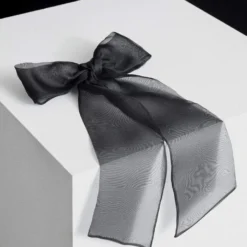 Sophie Buhai Oversized Organza Bow - Black