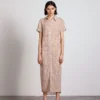Wynn Hamlyn Fashion Jewellery Gauze Shirt Dress - Check 2 Wynn Hamlyn Fashion Jewellery Gauze Shirt Dress - Check