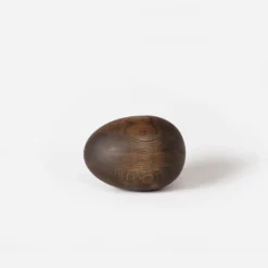Fourth St. Egg Sculpture - Solid Oak