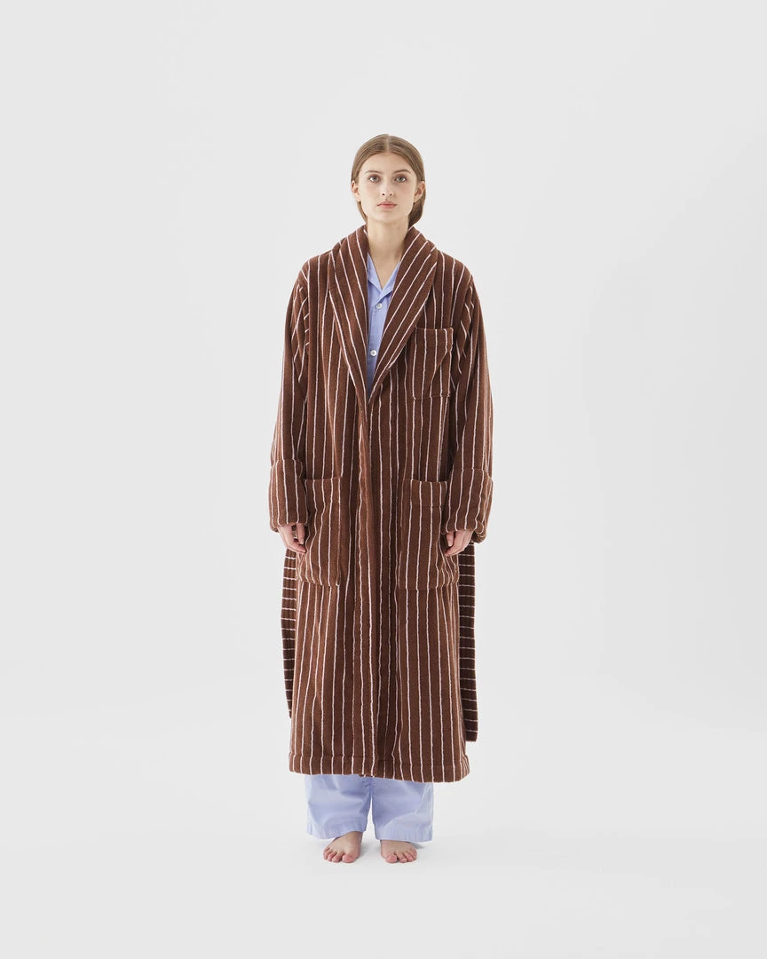 Tekla Classic Bathrobe - Lima Stripe New Arrivals 7 Tekla Classic Bathrobe - Lima Stripe New Arrivals