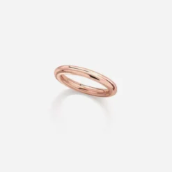 Jessica McCormack Fashion Jewellery 3mm Ring - Rose Gold