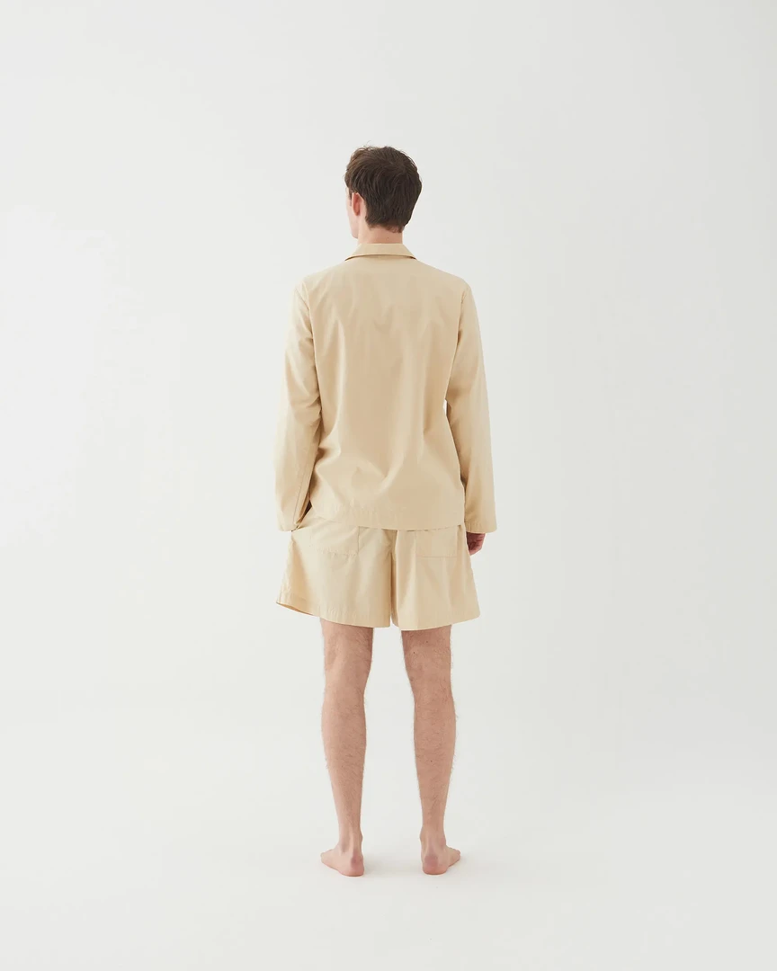 Tekla Fashion Jewellery Poplin Sleep Shirt - Khaki 6 Tekla Fashion Jewellery Poplin Sleep Shirt - Khaki