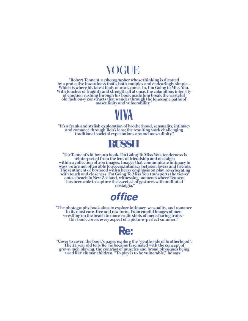 Rob Tennent Home Living I'm Going To Miss You - Photography Book 7 Rob Tennent Home Living I'm Going To Miss You - Photography Book