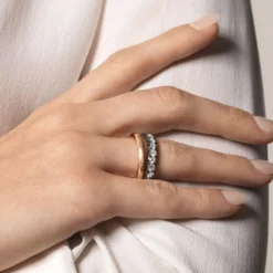 Jessica McCormack Fashion Jewellery 3mm Ring - Rose Gold