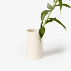 Margi Nuttall Hollow Vase - Matte White