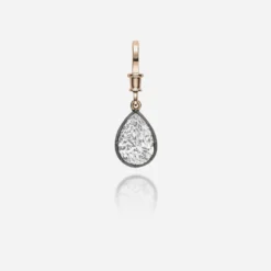Jessica McCormack Ball N Chain Pendant - Diamond Pear Shaped