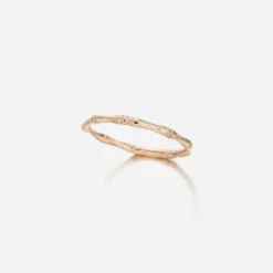 Jessica McCormack Dream Gifts For Her Bamboo Ring - Rose Gold Fine Band