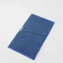 Tekla Home Living Organic Cotton Towels - Blue And Black