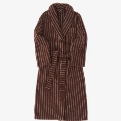 Tekla Classic Bathrobe - Lima Stripe New Arrivals