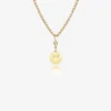 Jessica McCormack Happy Pendant - Smiley Face Oval Diamond Eyes Fashion Jewellery 1 Jessica McCormack Happy Pendant - Smiley Face Oval Diamond Eyes Fashion Jewellery
