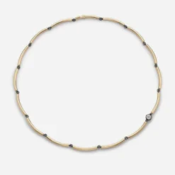 Jessica McCormack Fashion Jewellery Chi Chi Necklace - Yellow Gold 0.25ct Diamond
