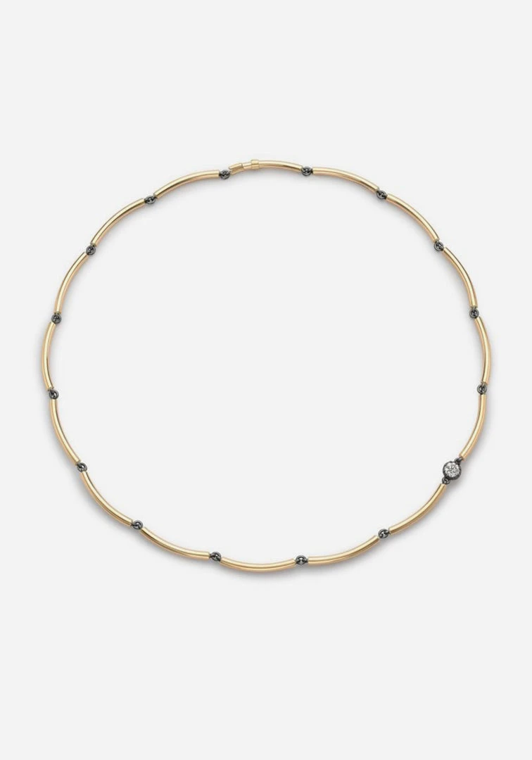 Jessica McCormack Fashion Jewellery Chi Chi Necklace - Yellow Gold 0.25ct Diamond 3 Jessica McCormack Fashion Jewellery Chi Chi Necklace - Yellow Gold 0.25ct Diamond