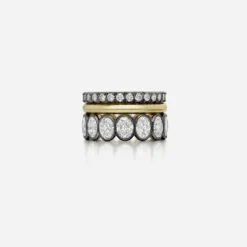 Jessica McCormack Fashion Jewellery Diamond Eternity Band - Oval Diamond 7.02ct
