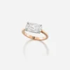Jessica McCormack Elongated Cushion East-West Diamond Ring