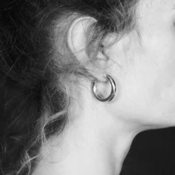 Sophie Buhai Fashion Jewellery Silver Everyday Hoops Small