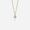 Jessica McCormack Fashion Jewellery Signature Diamond Pendant - Diamond Heart Shaped Blackened Gold 1 Jessica McCormack Fashion Jewellery Signature Diamond Pendant - Diamond Heart Shaped Blackened Gold