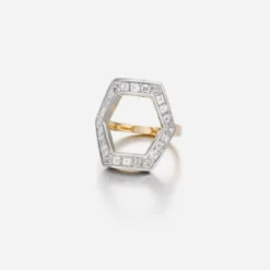 Jessica McCormack Hex Ring - Diamond