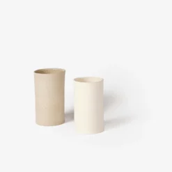 Margi Nuttall Hollow Vase - Matte White