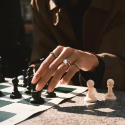 Jessica McCormack Super Fine Eternity Band - Blackened Gold Fashion Jewellery