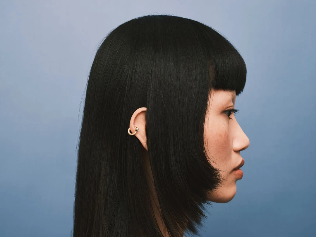 Jessica McCormack Fashion Jewellery Signature Earrings - 0.20ct Diamond Hinge Earrings 3 Jessica McCormack Fashion Jewellery Signature Earrings - 0.20ct Diamond Hinge Earrings