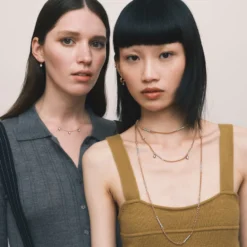 Jessica McCormack Signature Necklace - 18" Space Bar Belcher Chain 7 Jessica McCormack Signature Necklace - 18