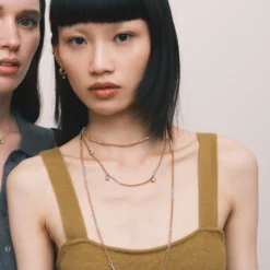 Jessica McCormack Fashion Jewellery Signature Necklace - 30" Space Bar Belcher Chain 9 Jessica McCormack Fashion Jewellery Signature Necklace - 30