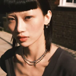 Jessica McCormack Fashion Jewellery Ball N Chain Necklace - Diamond