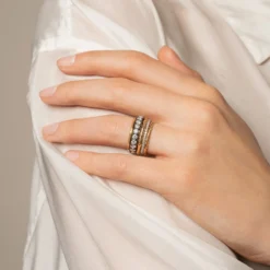 Jessica McCormack Rope Ring - Rose Gold