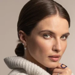 Jessica McCormack Signature Diamond Gypsets - Brilliant Cut Blackened Gold Fashion Jewellery 13 Jessica McCormack Signature Diamond Gypsets - Brilliant Cut Blackened Gold Fashion Jewellery