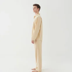 Tekla Fashion Jewellery Poplin Sleep Pants - Khaki 9 Tekla Fashion Jewellery Poplin Sleep Pants - Khaki