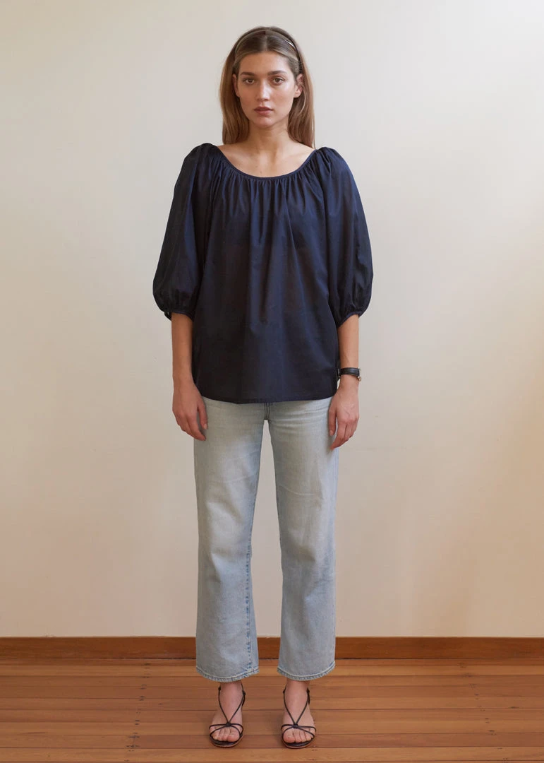 Mahsa Ballet Blouse In Navy Fashion Jewellery 3 Mahsa Ballet Blouse In Navy Fashion Jewellery