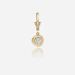 Jessica McCormack Fashion Jewellery On The Rocks Pendant - 0.90ct Round Diamond And Gold