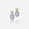 Jessica McCormack On The Rocks Earrings - Baguette Diamond And Chalcedony Drops Fashion Jewellery 1 Jessica McCormack On The Rocks Earrings - Baguette Diamond And Chalcedony Drops Fashion Jewellery