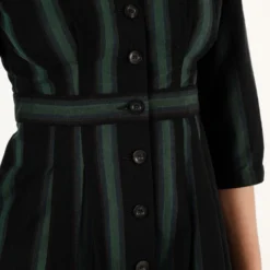 Penny Sage Fashion Jewellery Collette Dress - Emerald Stripe 9 Penny Sage Fashion Jewellery Collette Dress - Emerald Stripe