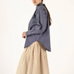 Penny Sage Maryse Shirt - Navy Stripe Fashion Jewellery 7 Penny Sage Maryse Shirt - Navy Stripe Fashion Jewellery