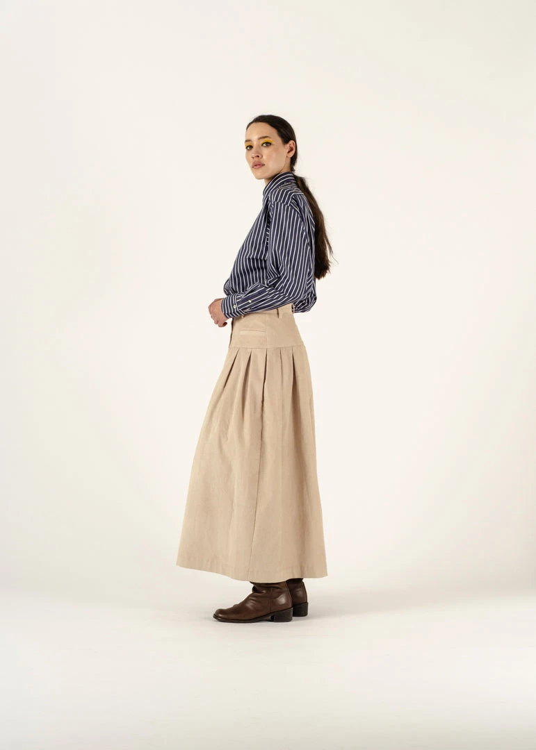 Penny Sage Iris Skirt - Almond Corduroy Fashion Jewellery 4 Penny Sage Iris Skirt - Almond Corduroy Fashion Jewellery