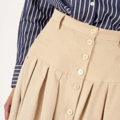 Penny Sage Iris Skirt - Almond Corduroy Fashion Jewellery 10 Penny Sage Iris Skirt - Almond Corduroy Fashion Jewellery