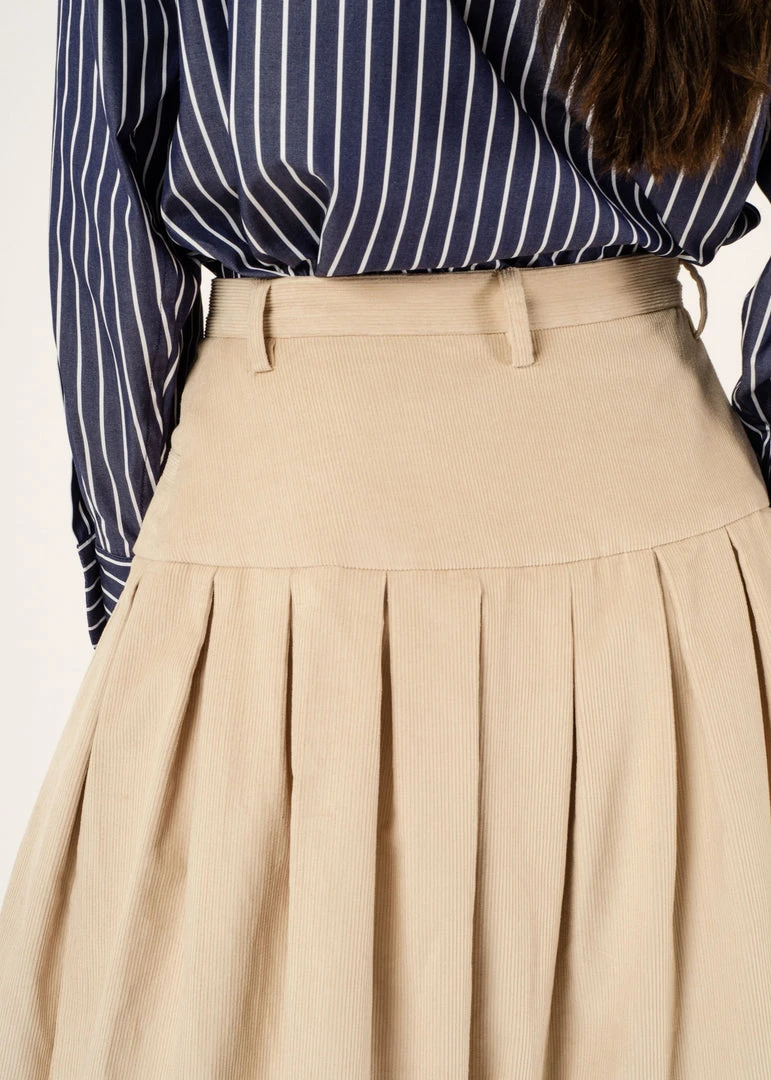 Penny Sage Iris Skirt - Almond Corduroy Fashion Jewellery 7 Penny Sage Iris Skirt - Almond Corduroy Fashion Jewellery