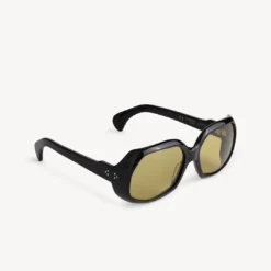 Port Tanger Yamina - Black With Warm Olive Lens